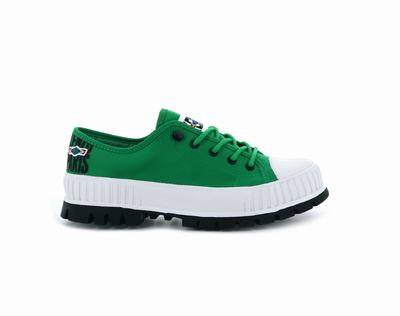 Zapatos Bajos Palladium PALLASHOCK LOW BY KENZO Hombre Verde | Costa Rica-36192